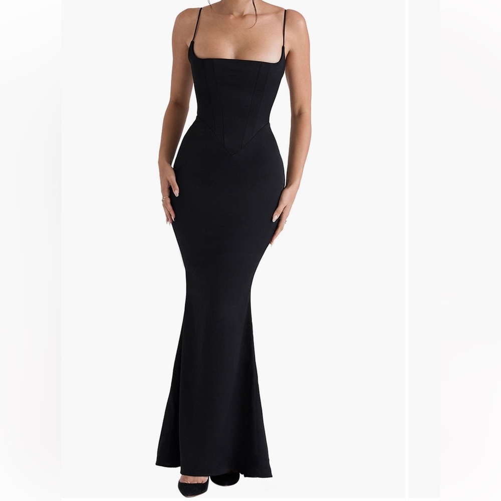 Elegant Black Evening Gown